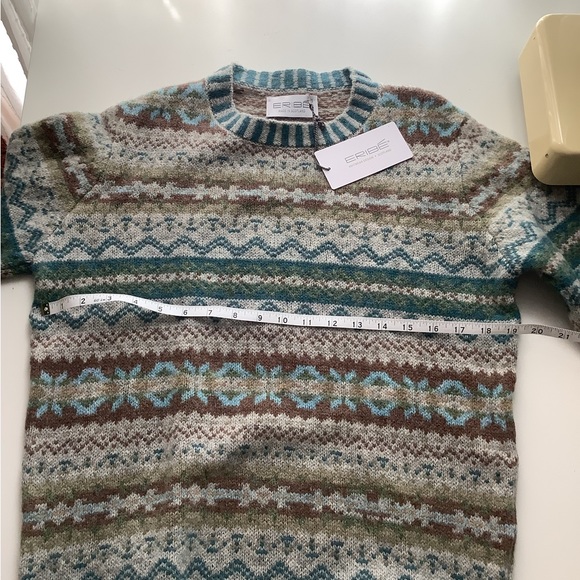 Never worn Eribe 100% wool unisex sweater Made in Scotland with tags - Picture 7 of 16
